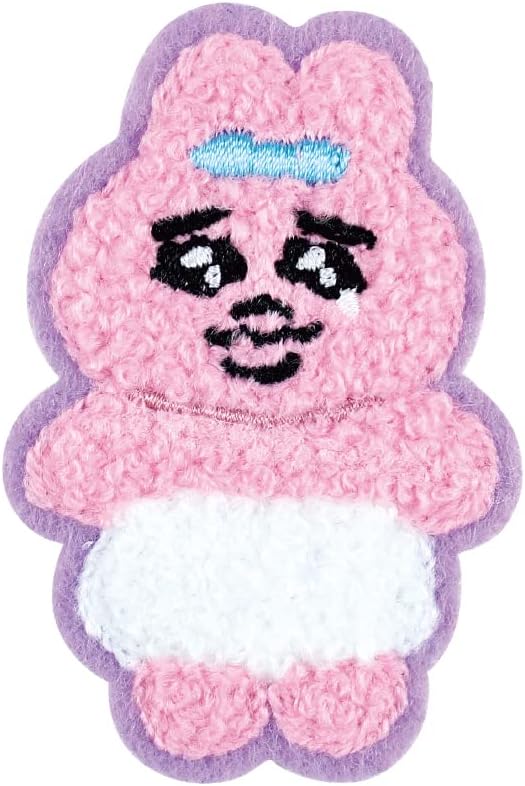 【おぱんちゅうさぎ】モコモコ刺繍ステッカー