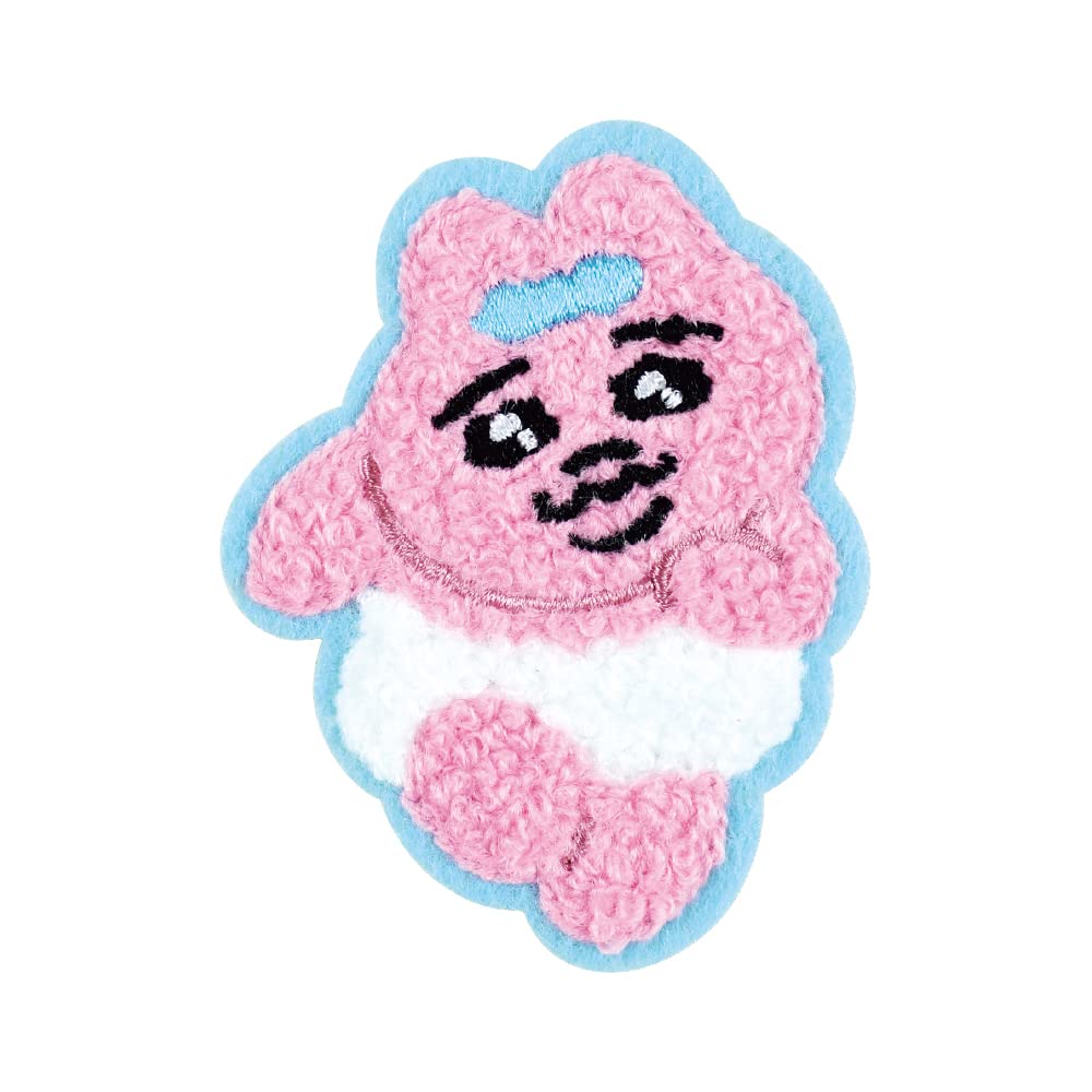 【おぱんちゅうさぎ】モコモコ刺繍ステッカー