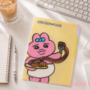 【おぱんちゅうさぎ】ダイカットポケット 3インデックス クリアファイル🍝