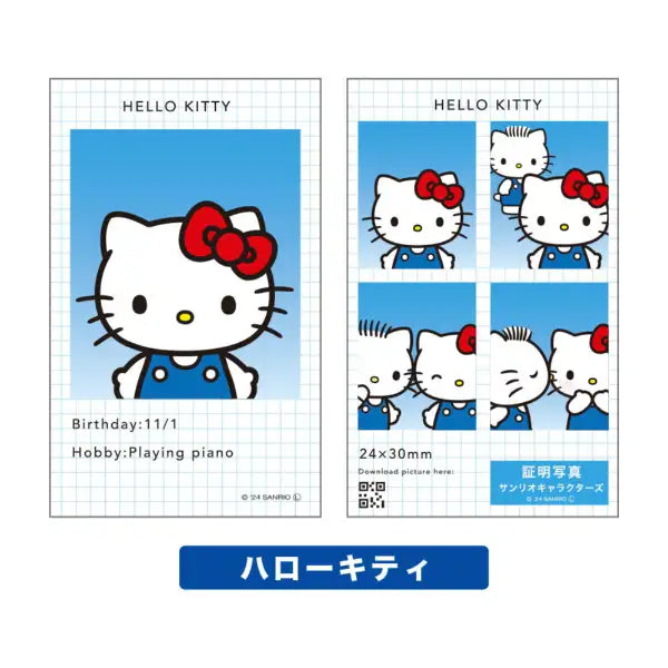 【サンリオキャラクターズ】シークレット証明写真風スマロイド　単品（２４種）