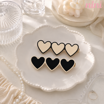 Twinkle Hearts Hair Clip