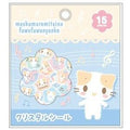 マシュマロみたいなふわふわにゃんこ　クリスタルシール（音符）