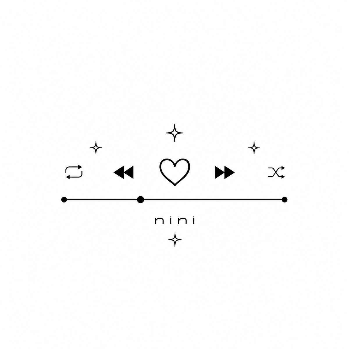 nini ink タトゥーシール