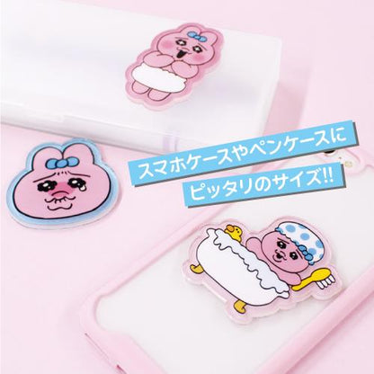 【おぱんちゅうさぎ】トレーディングアクリルステッカー